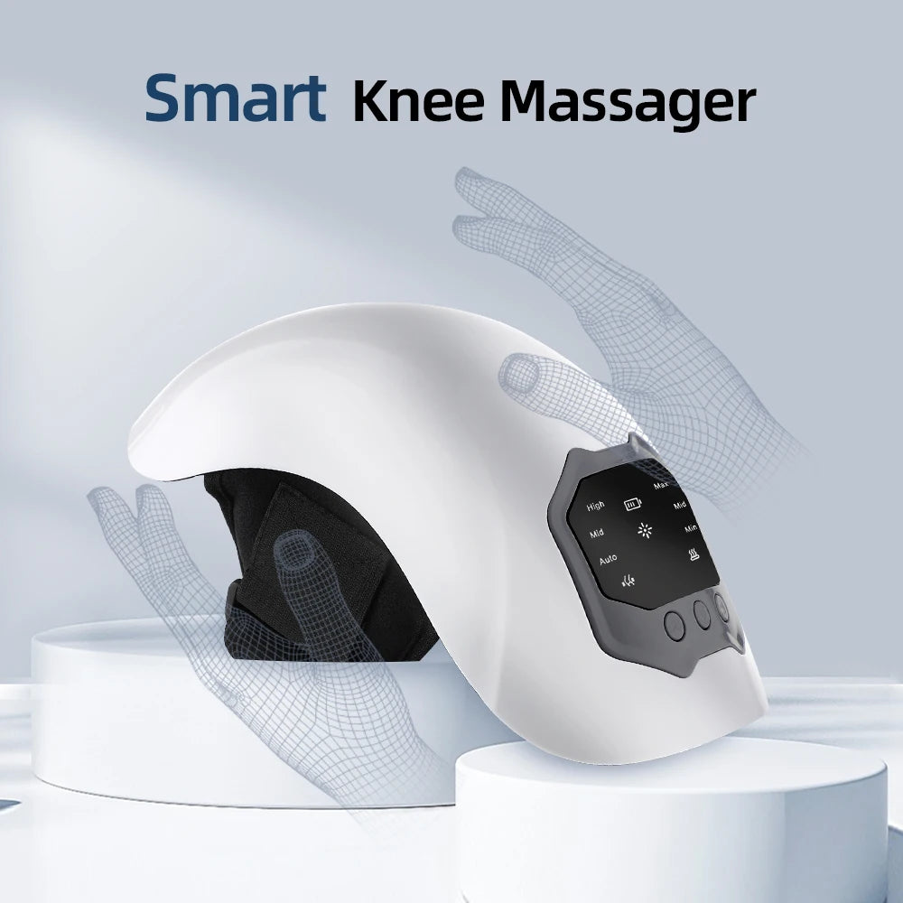 Smart Hot Compress Knee Relaxing Massager – Infrared Laser Heat & Vibration Therapy