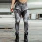 Style Meets Performance – Denim-Look Fitness Leggings