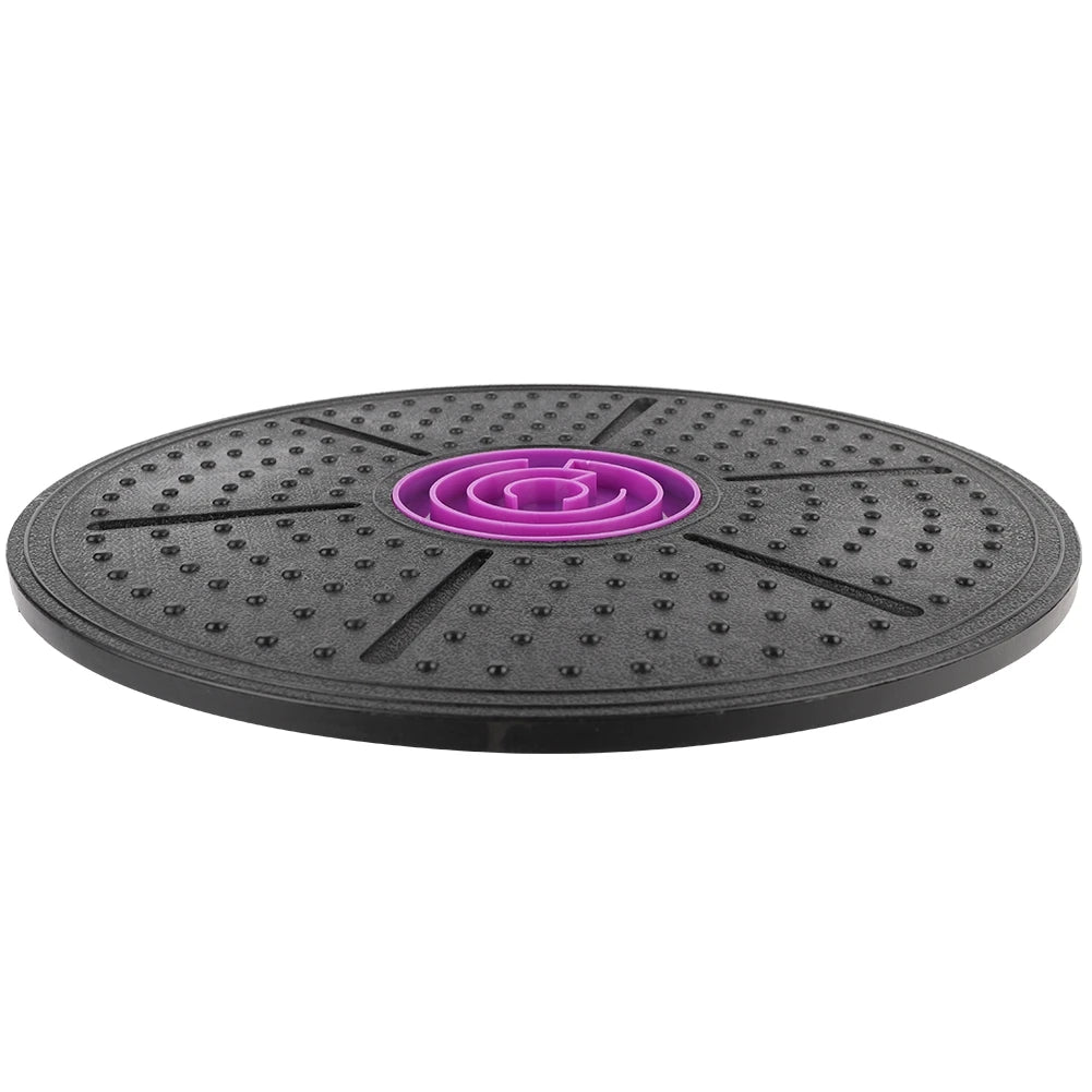 Balance Board Labyrinth Fitness Disc – Yoga, Core, and Stability Trainer (Purple)