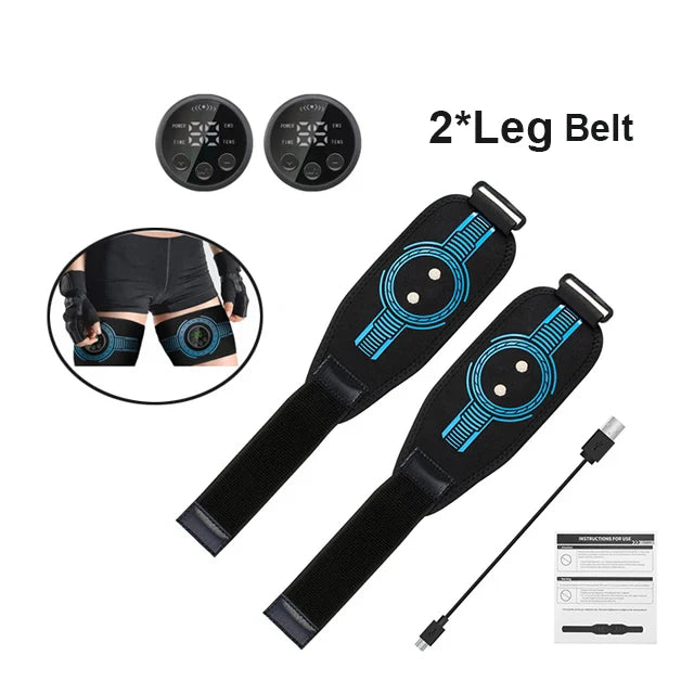 Smart EMS Muscle Stimulator Abs Trainer – Abdominal Toning Belt & Body Slimming Device for Home Fitness