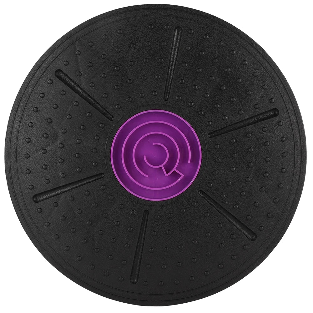 Balance Board Labyrinth Fitness Disc – Yoga, Core, and Stability Trainer (Purple)