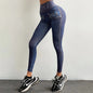 Style Meets Performance – Denim-Look Fitness Leggings
