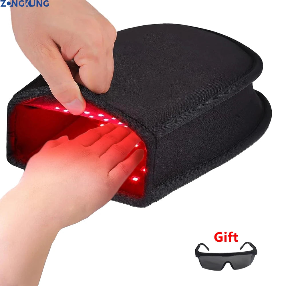 Red & Near Infrared Light Therapy Glove – 660nm + 850nm Dual Wavelength Hand Pain Relief and Recovery Device