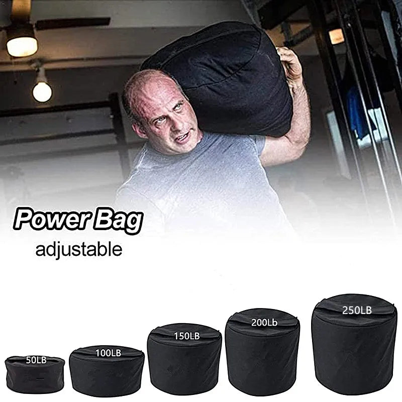 Training Sandbag – Adjustable Heavy-Duty Workout Bag (50LB–250LB) for Boxing, CrossFit, Strength & Endurance Training