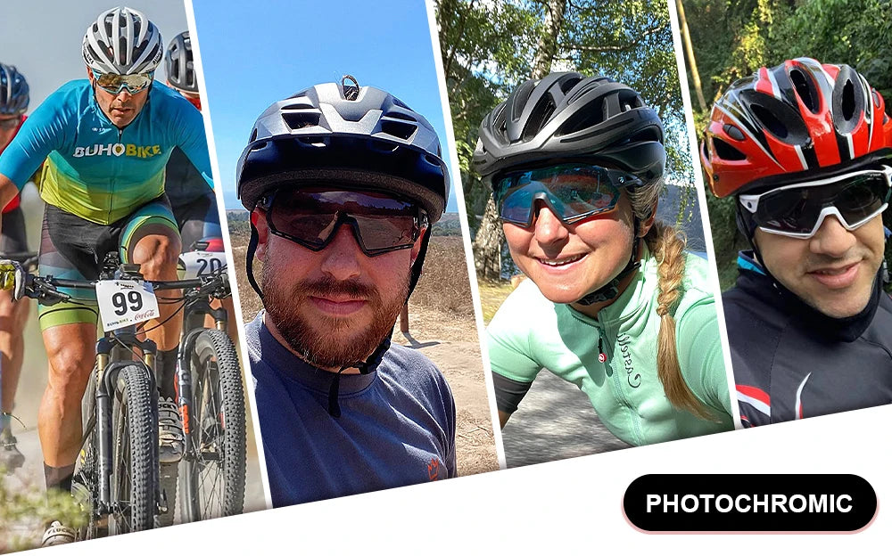 X-TIGER Cycling Glasses – 5 Lens Polarized Sports Sunglasses for Men & Women