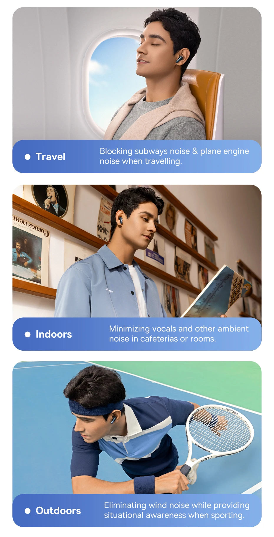 Baseus Bowie M2s ANC Sweatproof Earbuds – Bluetooth 5.3 Hybrid -48dB Noise Cancellation | 3D Spatial Audio | Wireless Headphones