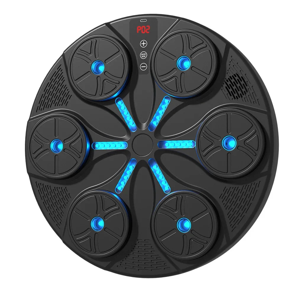Smart Bluetooth Music Boxing Machine – Wall-Mounted Punch Trainer with Lights & Sound