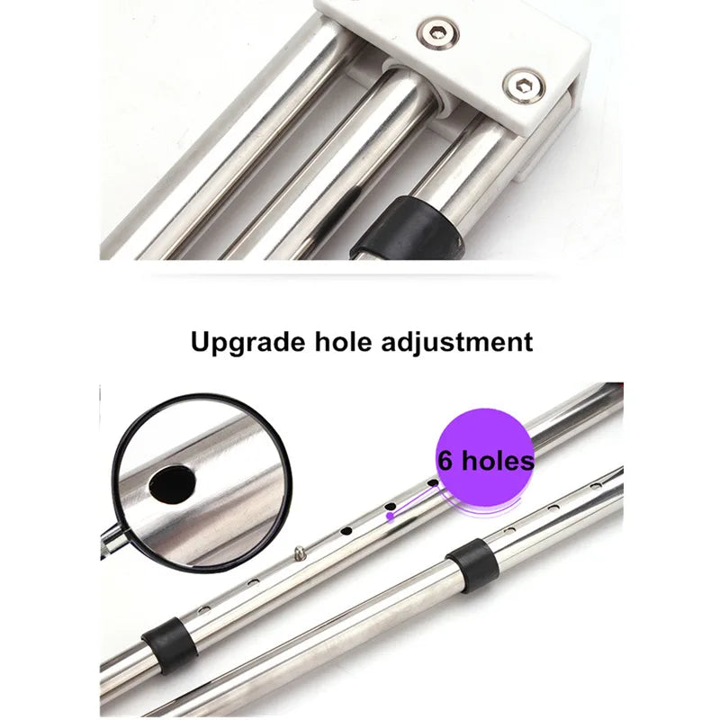 3-Bar Adjustable Leg Stretcher Machine – Stainless Steel Flexibility Trainer for Yoga, Dance & Martial Arts