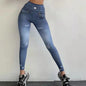 Style Meets Performance – Denim-Look Fitness Leggings