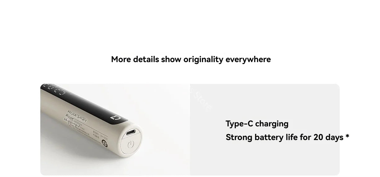 Xiaomi Mijia Smart Jump Rope 2 Bluetooth Fitness Weight Loss Exercise Counting Gravity Ball Skipping Fat Burning For Mihome APP