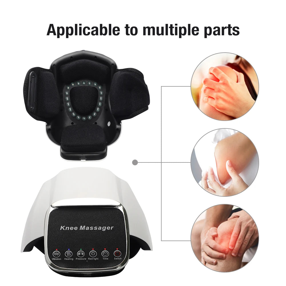 Smart Hot Compress Knee Relaxing Massager – Infrared Laser Heat & Vibration Therapy