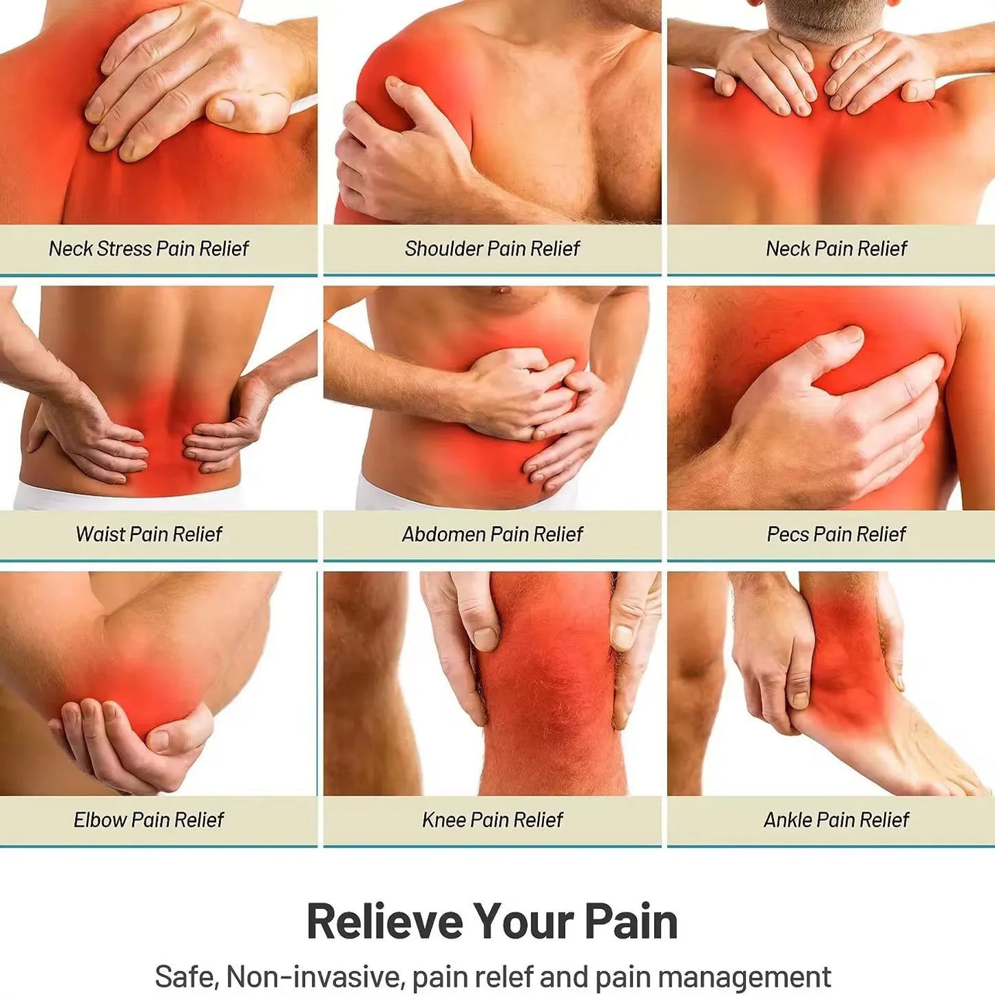 4 In 1 Electric Muscle Stimulator EMS IFT RUSS TENS Pulse Physiotherapy Device – Home & Professional Use