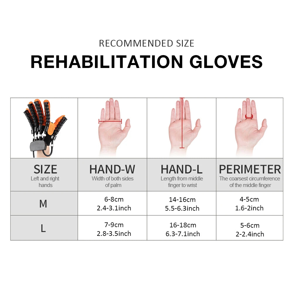 Hemiplegia Rehabilitation Robot Glove – Stroke Recovery & Finger Training Device for Hand Function Restoration
