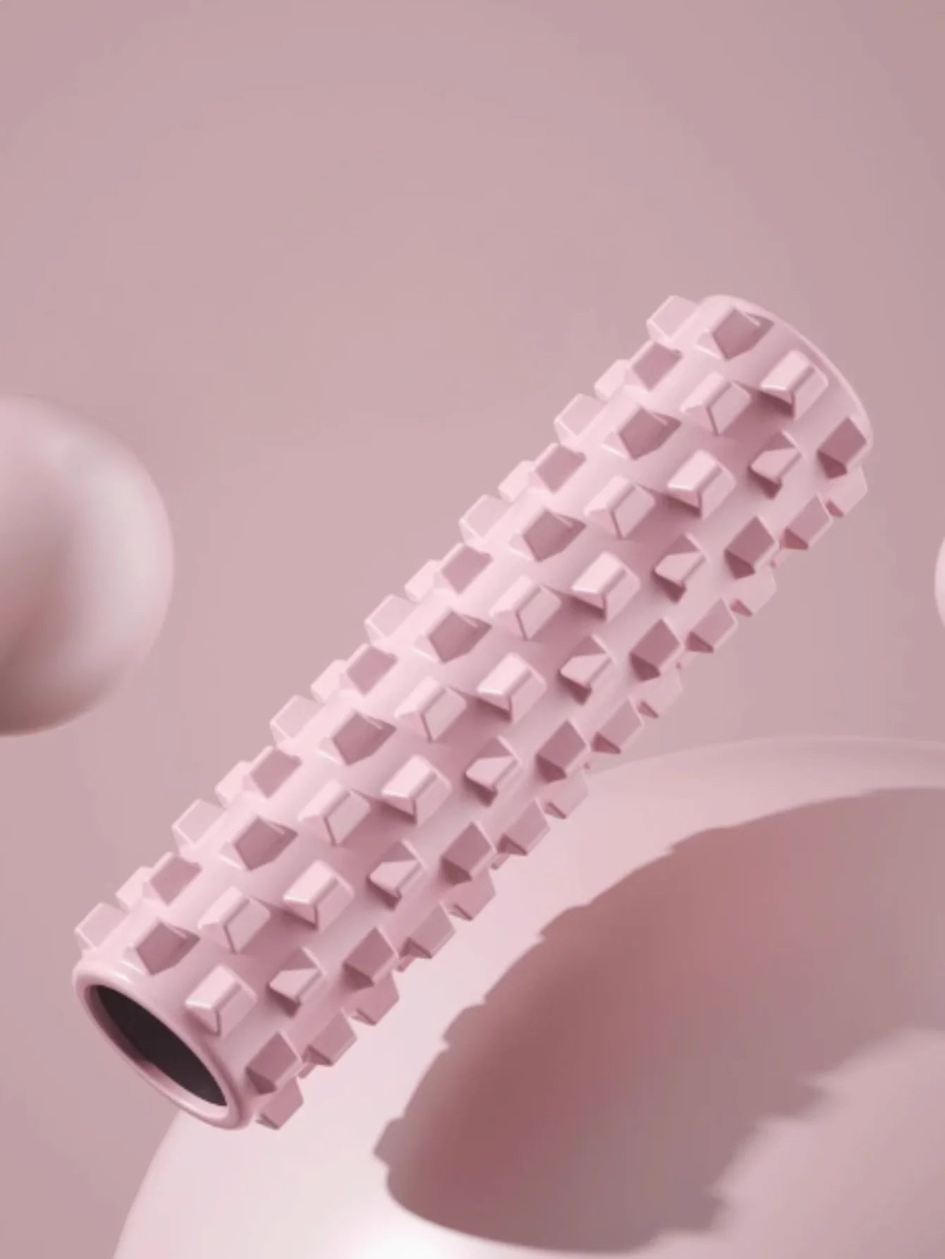 45cm Yoga Foam Roller – Muscle Massage & Pilates Fitness Block