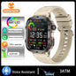 2025 Outdoor Military 3ATM Waterproof Smart Watch Men 420mAh Battery Heart Rate Sports Fitness Watches Bluetooth Call Smartwatch Champions Clubs