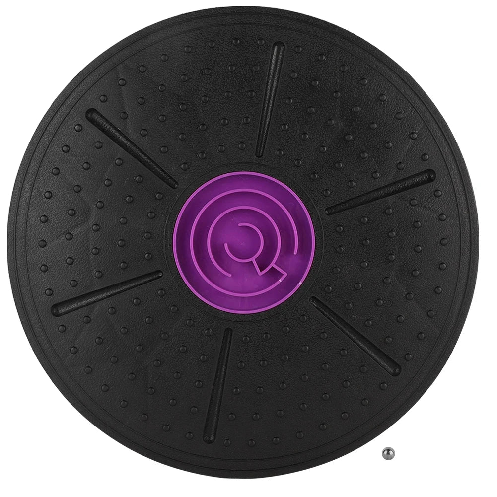 Balance Board Labyrinth Fitness Disc – Yoga, Core, and Stability Trainer (Purple)