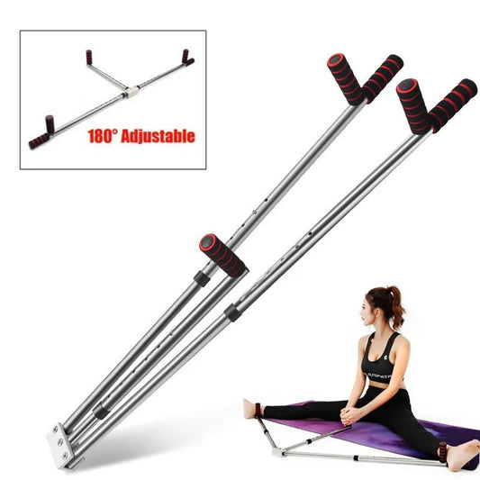 3-Bar Adjustable Leg Stretcher Machine – Stainless Steel Flexibility Trainer for Yoga, Dance & Martial Arts