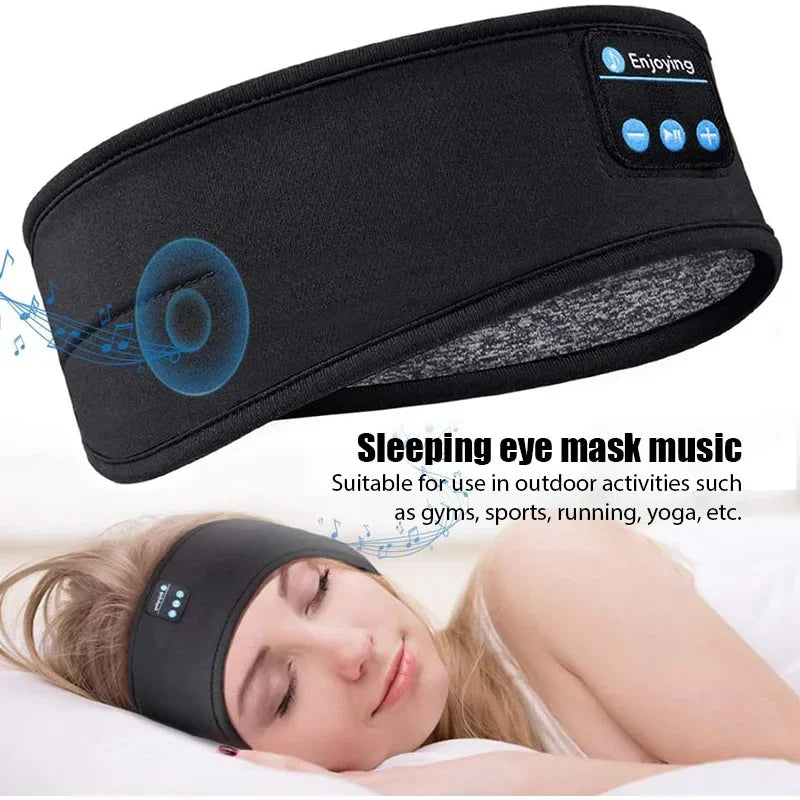 Bluetooth Sleep Headband Headphones – Wireless Music Sleep Mask for Sports, Travel & Relaxation