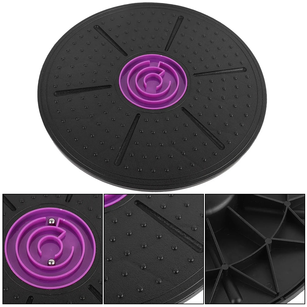 Balance Board Labyrinth Fitness Disc – Yoga, Core, and Stability Trainer (Purple)