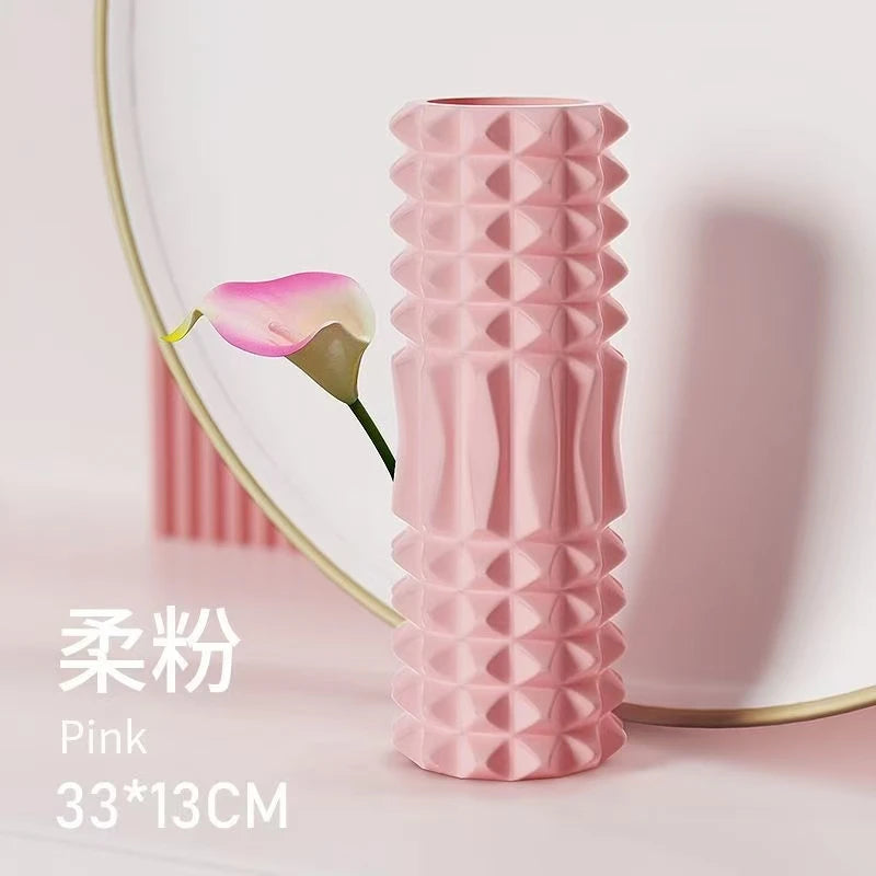 45cm Yoga Foam Roller – Muscle Massage & Pilates Fitness Block