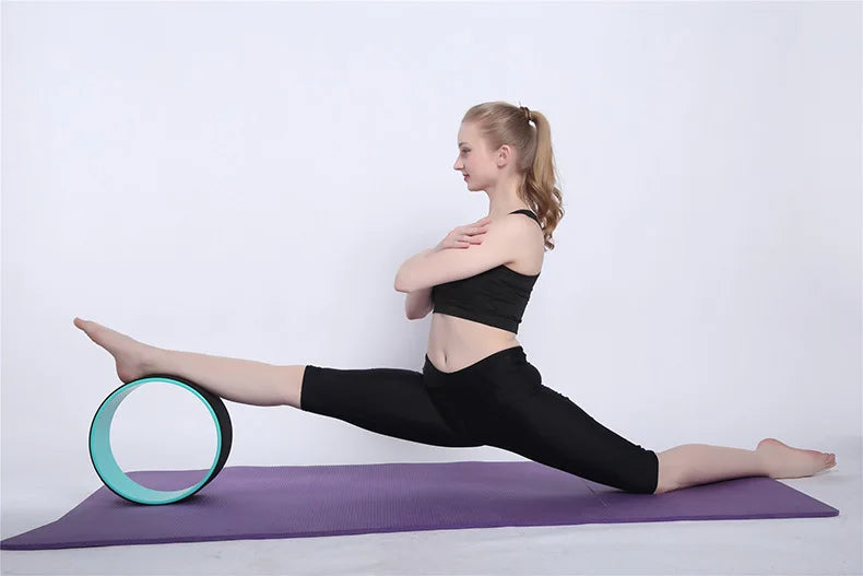 32x13cm Yoga Wheel – Muscle Relief & Leg Curves Fitness Trainer