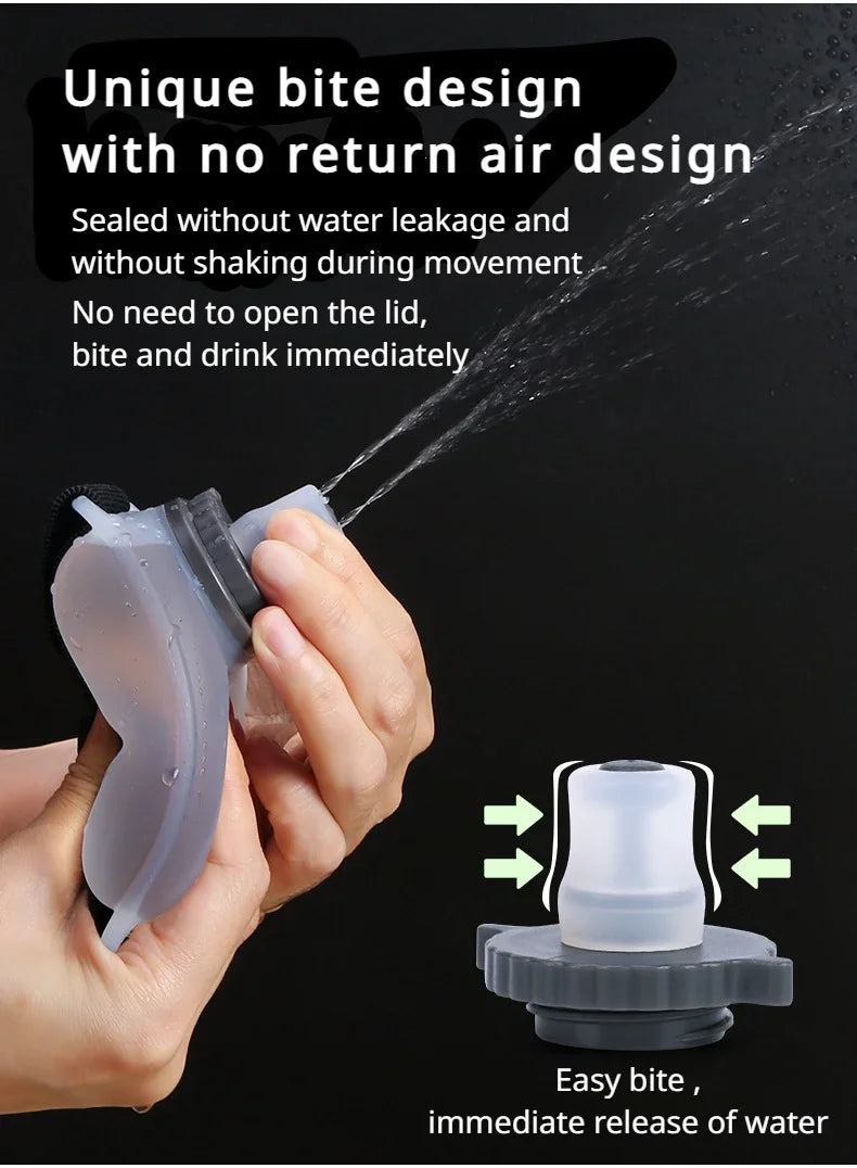 Sports wrist water bottle, cycling marathon hydration tool, mountaineering, outdoor portable climbing wrist water bottle