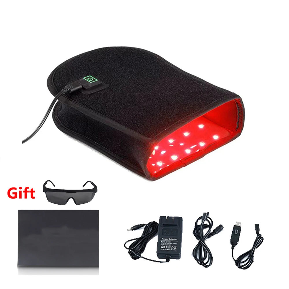 Red & Near Infrared Light Therapy Glove – 660nm + 850nm Dual Wavelength Hand Pain Relief and Recovery Device