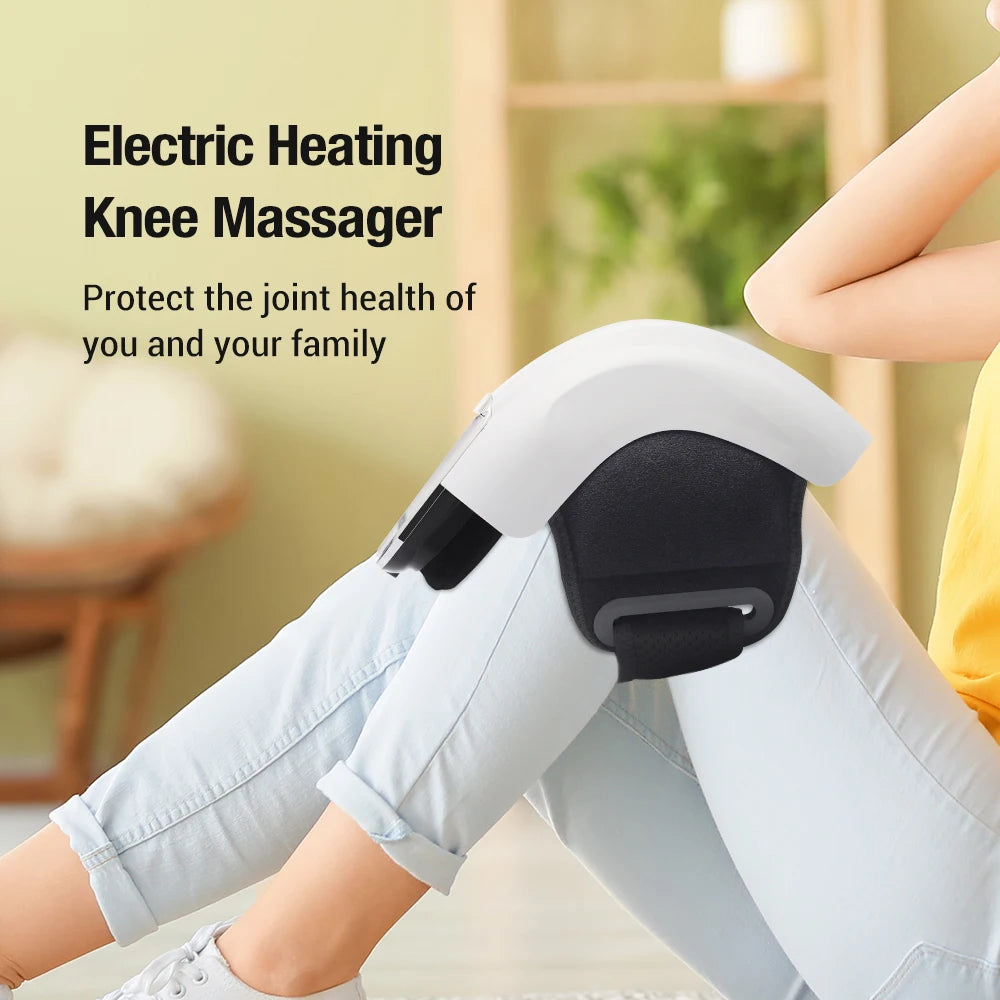 Smart Hot Compress Knee Relaxing Massager – Infrared Laser Heat & Vibration Therapy