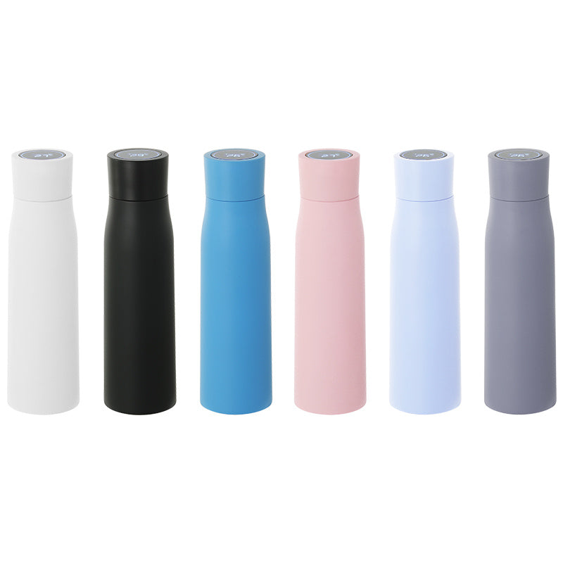 Smart Thermal Water Bottle with LED Temperature Display – 500ml Stainless Steel Insulated Cup
